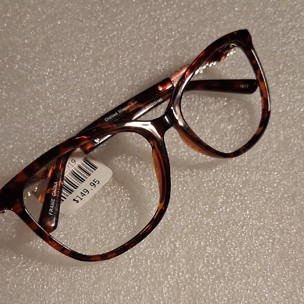 Chelsea Morgan Brown Tortoise Shell Eyeware Frames Sunglass Perscription